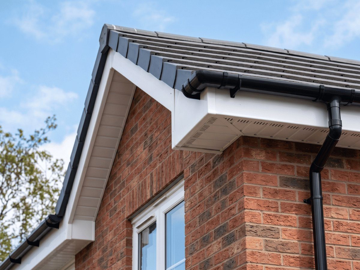 White uPVC fascias and soffits